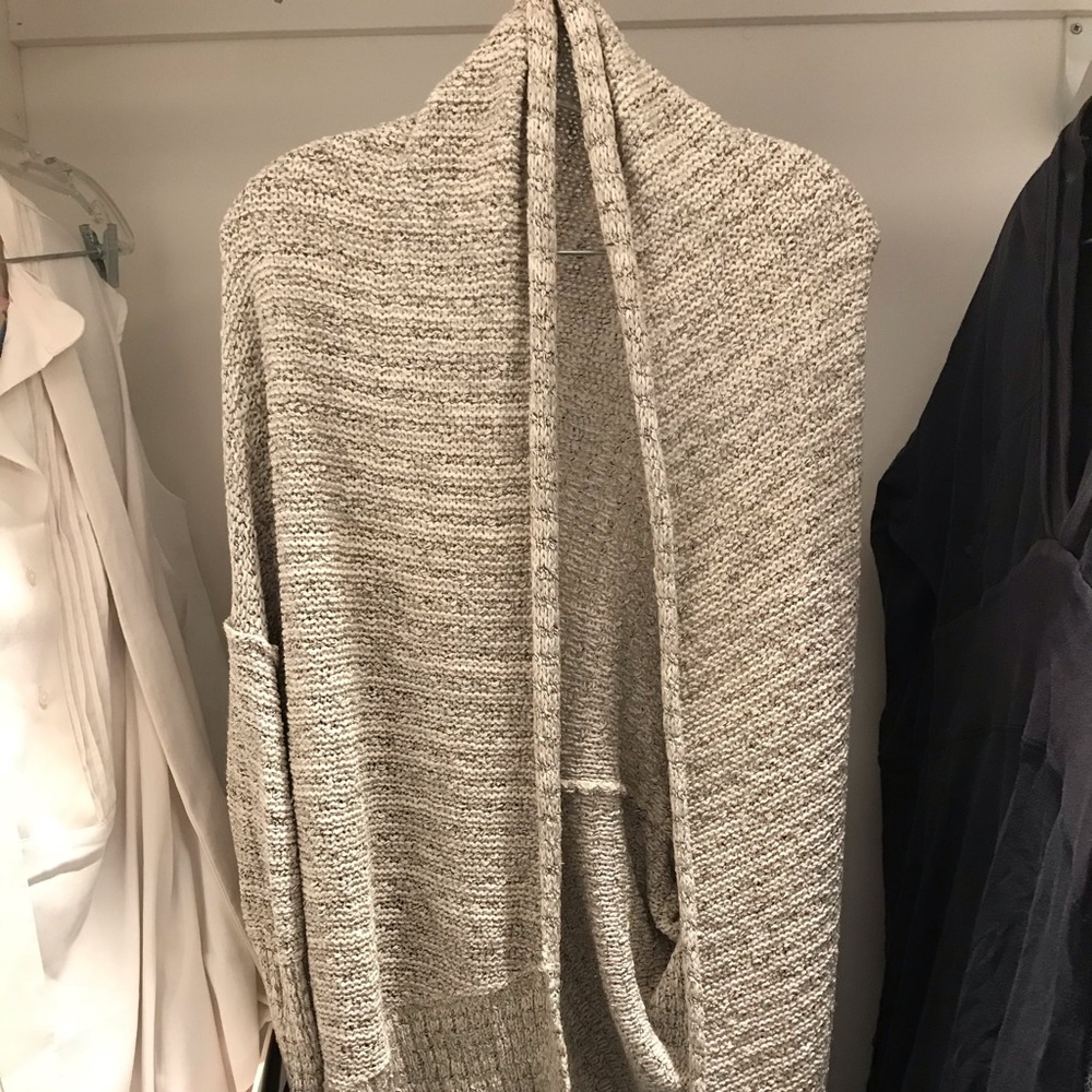 Free people cardigan with shawl collar